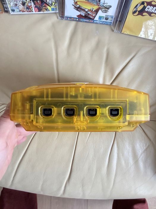 SEGA Dreamcast Crystal Orange