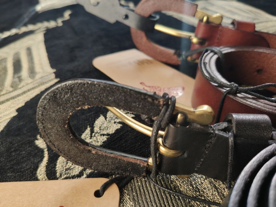 Ремни кожаные новые