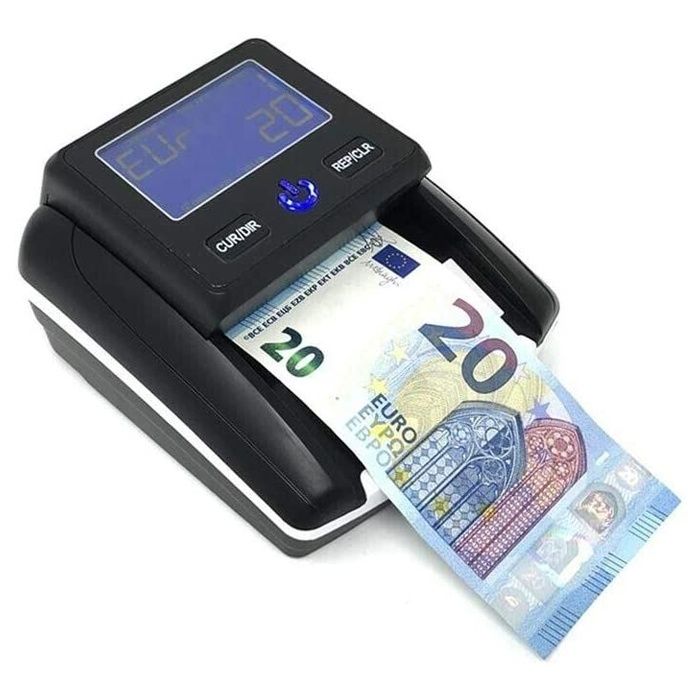 Нов Детектор за фалшиви EURO ЕВРО и USD ДОЛАР банкноти / брояч