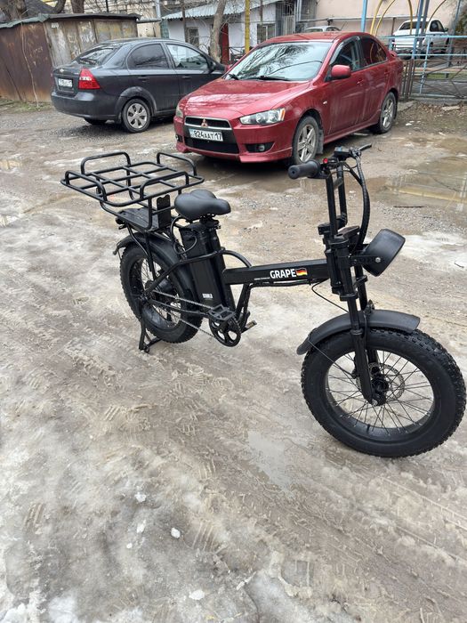 Электровелосипед GRAPE fatbike, пробег 98 км