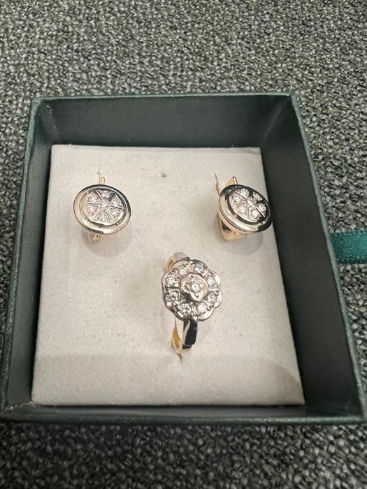 Продам серёжки с кольцом