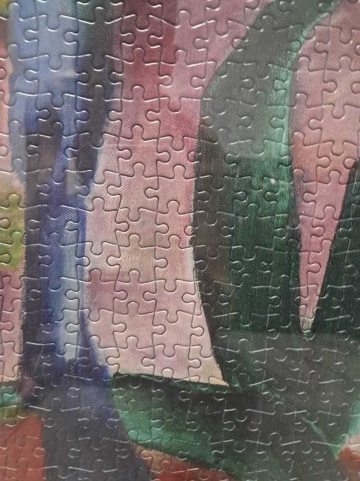 Tablou Puzzle 1000 piese Blue Horse de Marc Frantz