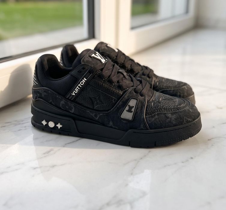 Adidasi LV Trainer Negru Full Black - Full Box