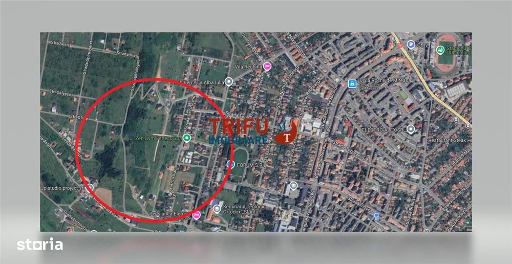 Teren cu proiect de casa Panorama Spectaculoasa zona Piata