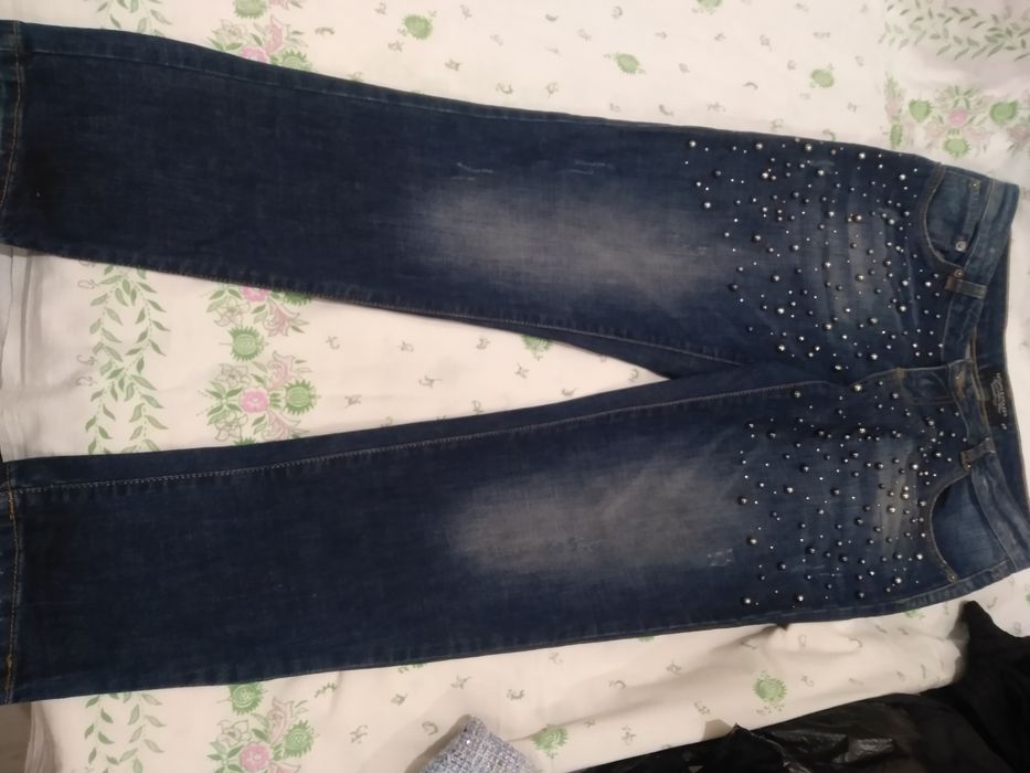 Женские джинсы новые темно синий цвет