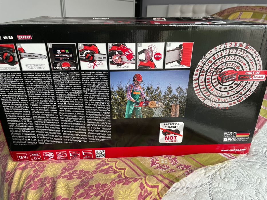 Акумулаторен верижен трион Einhell FORTEXXA 18/30