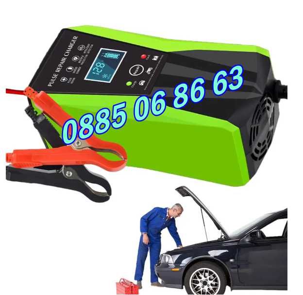 Зарядно за акумулатор 12V 10A, импулсно зарядно за акумулатор 12V 10A