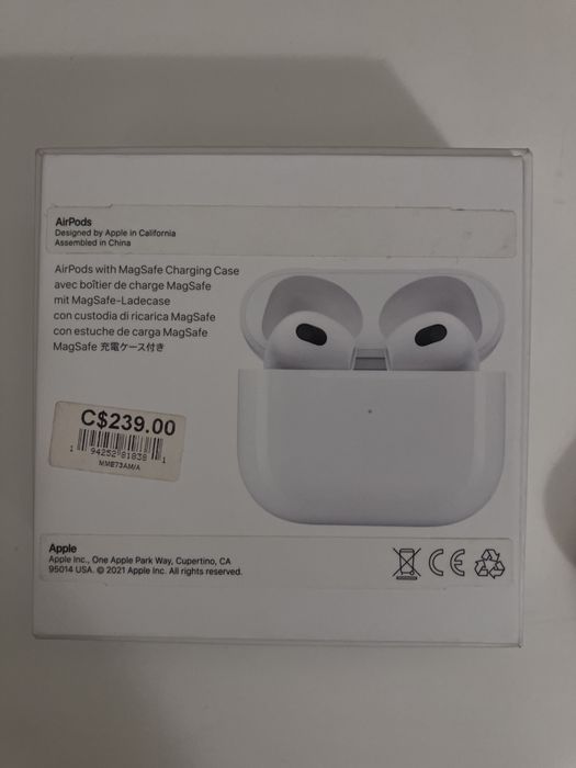 Наушники AirPods 3 оригинал