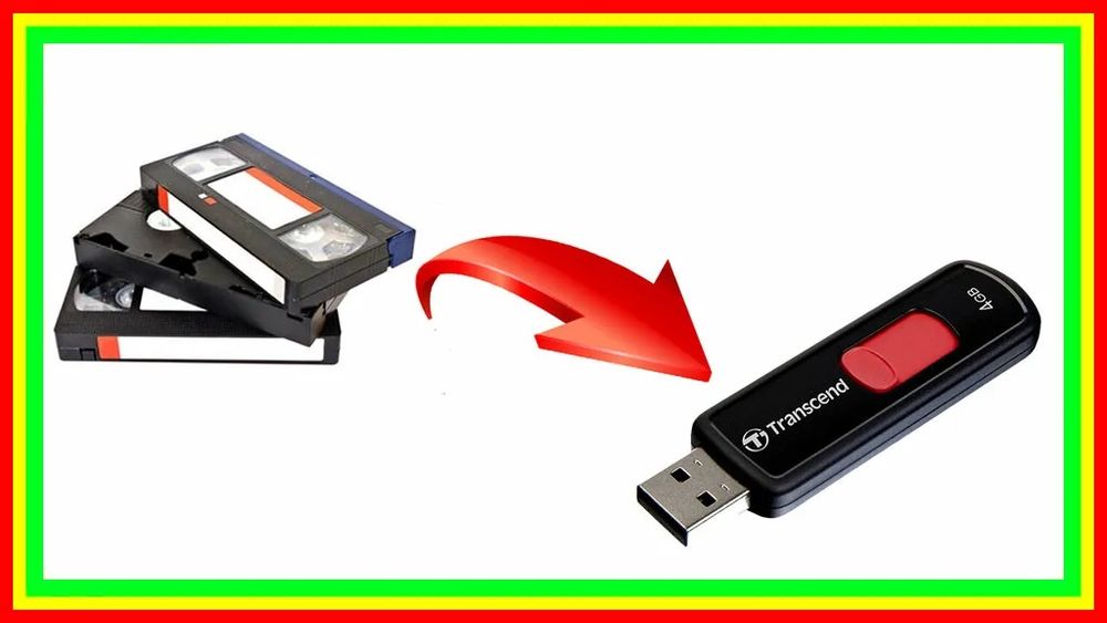 оцифровка видеокассет флешка