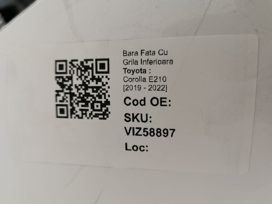 Предна броня с долна решетка Тойота Корола / Toyota Corolla E210 [ - ]