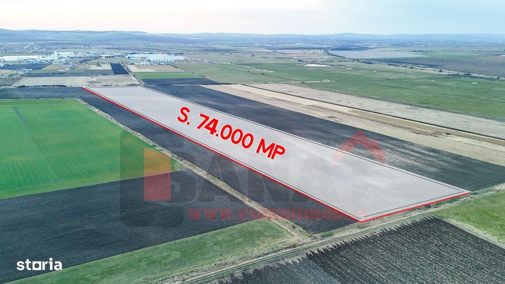 TEREN 74.000 MP | Hub Logistic | Industrial | Rezidential |VIDEO