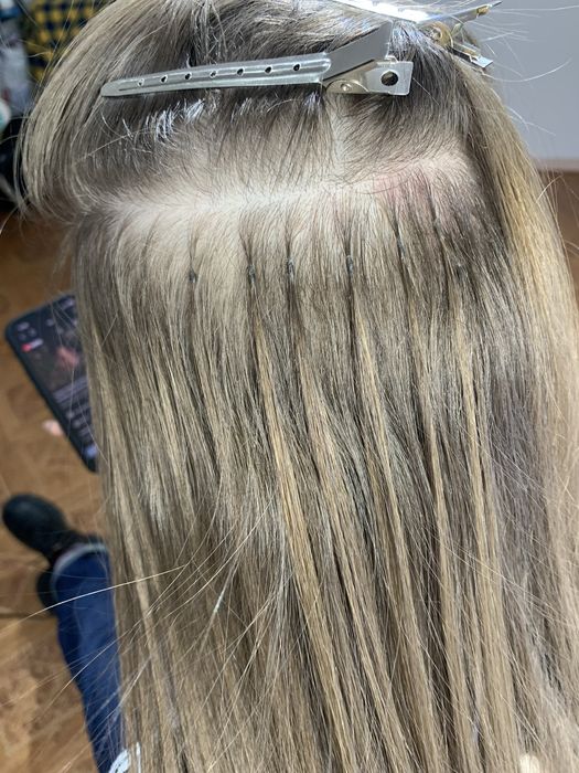 Наращивание биопротейновых волос