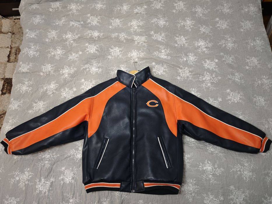 Оригинално кожено яке Chicago Bears L