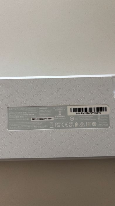 Razer huntsman mini White