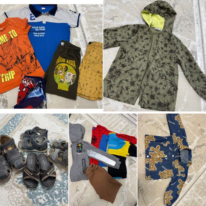 Пакет вещей + обуви