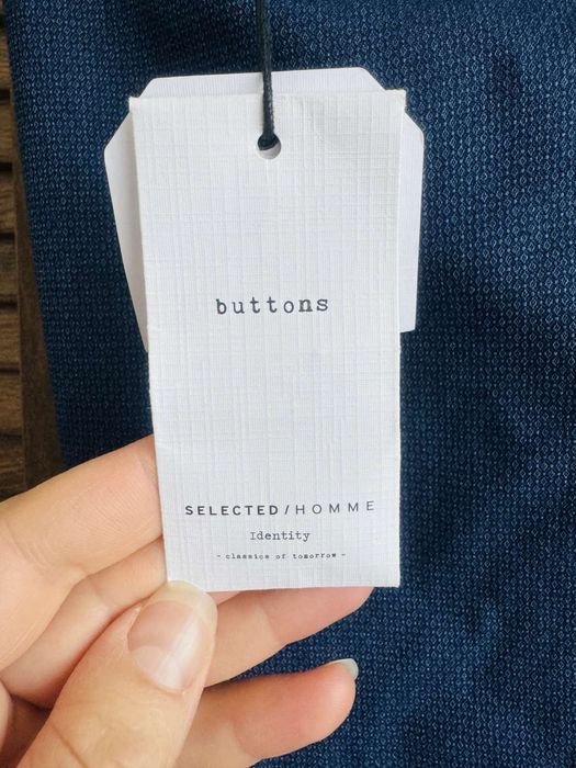 Тъмносин официален панталон SELECTED/HOMME