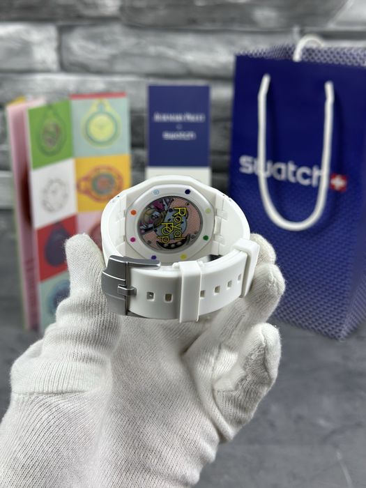 Ceas Ap X Swatch Royal Pop Huit Blanc