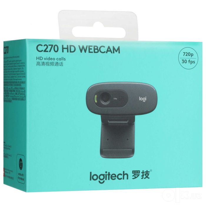 \ Веб-камера Logitech HD Webcam C270 Black
