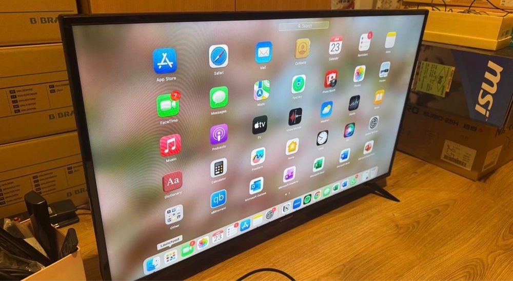 Tv Schneider led full hd, nu e smart
