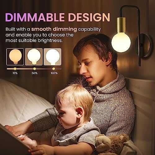 Нов комплект от 2 броя Енергоспестяващи LED Крушки - 7W, Димиращи E27 база
