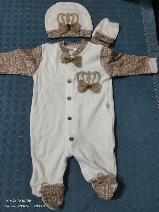 Отдам летние комбенизоны до 3,4 мес