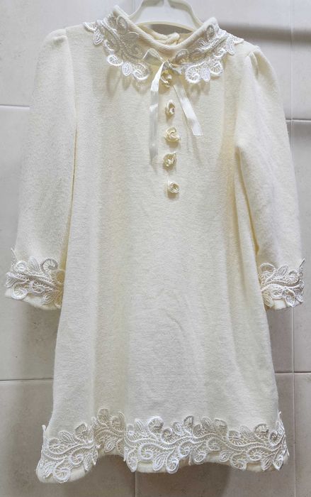 платье , цвет айвори для девочки