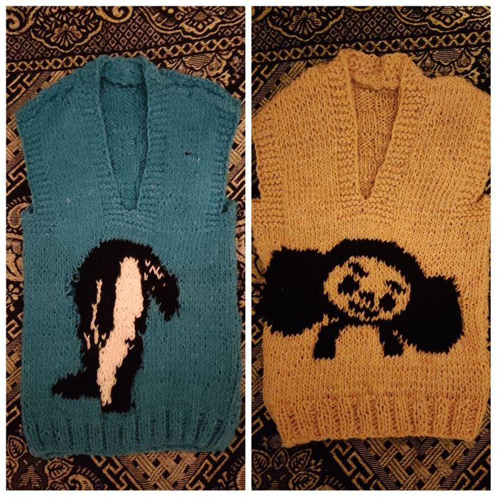 Шерстяные безрукавки, носки, пинетки