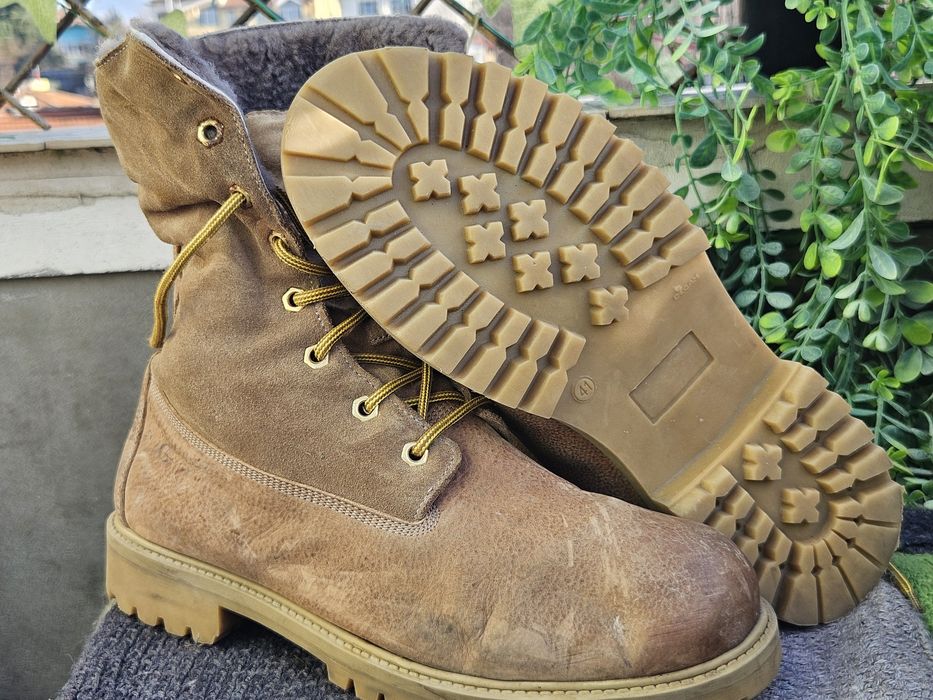 Мъжки боти естествена кожа N41