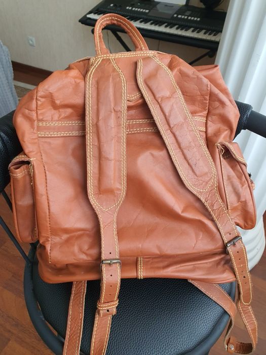 Городской кожаный рюкзак