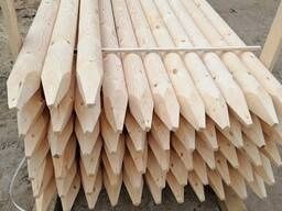 Колья оцилиндрованные для подвязки деревьев