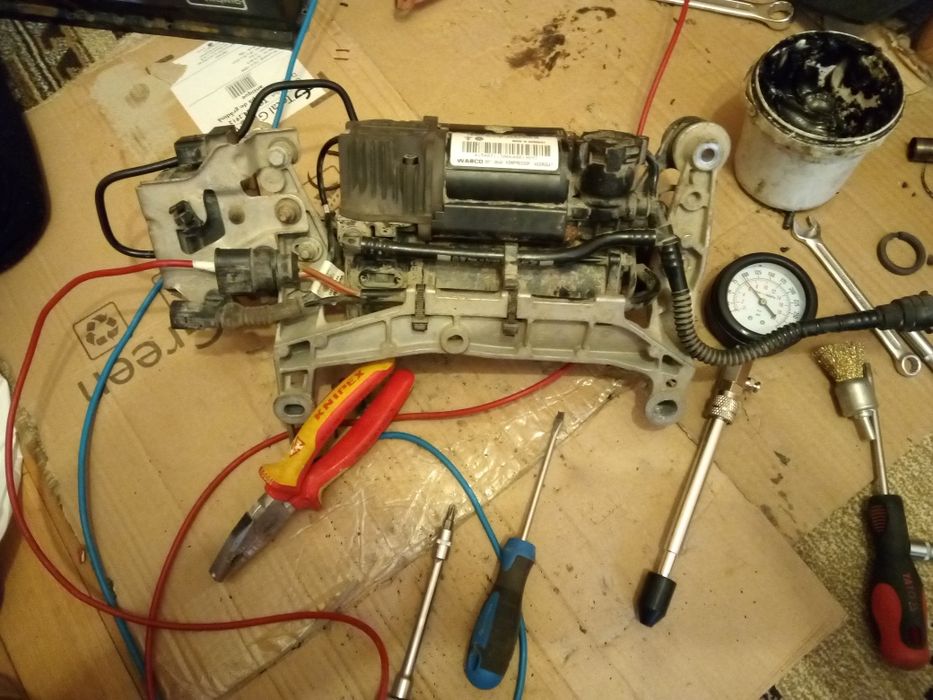 Reparare reparație compresor suspensie perne aer Audi Q7 A8 A6 Touareg