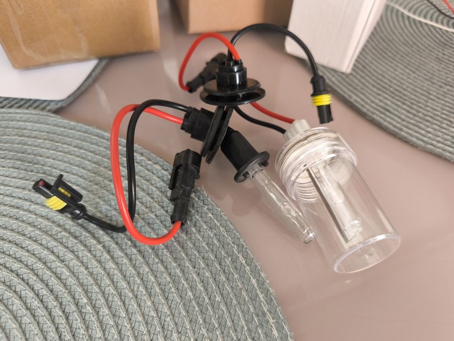 Kit xenon ballast auto 1000w cu becuri 6000k instalație completă