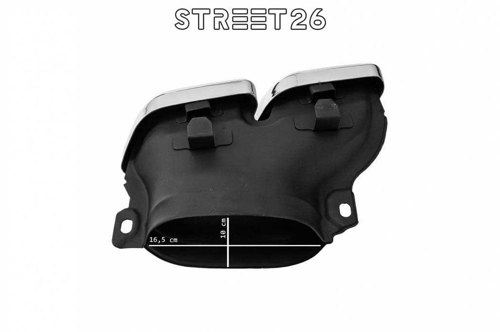 Difuzor Bara Spate Mercedes E-Class W213 Sedan (16-20) E63 Negru Crom