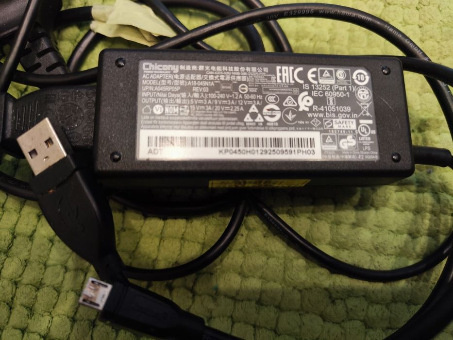 Încărcător laptop Acer/Dell USB type C 45W