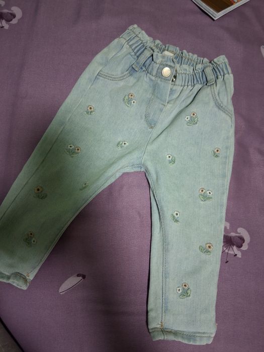 Blugi bebe fetita marimea 74