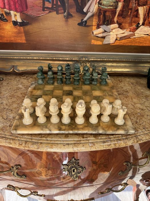 Tabla de sah + piese din onix