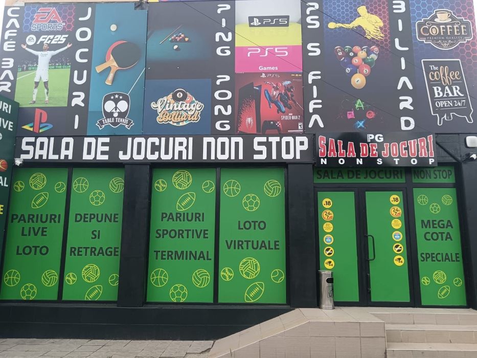 Afacere la cheie-pariuri/cafenea/bar/aparate -schimb și cu auto