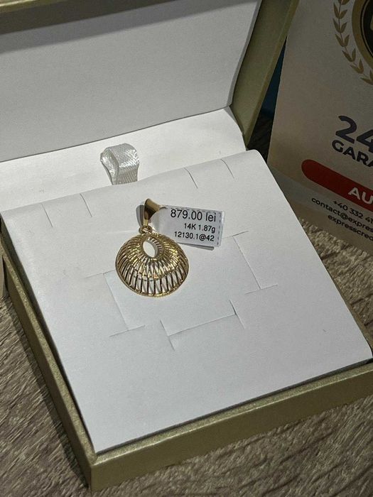 (Ag42) Pandantiv aur 14k *2 ani garantie* b12130