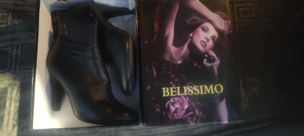 Сапоги женские черные