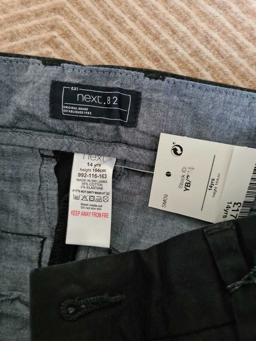 брюки NEXT подростковые р-р 164 черные