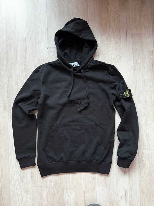 ПРОМОЦИЯ Мъжк Черен Суичър Худи Stone Island Темен Пуловер Стоун Айлън