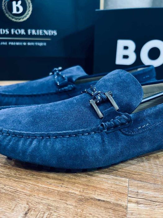BOSS мужские мокасины со шнуром ИТАЛИЯ РАЗМЕР 39.5, 40, 43.5, 44