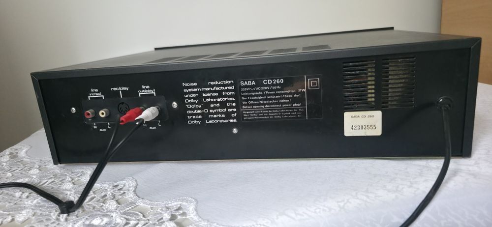 SABA CD 260 casetofon deck vintage, stare foarte buna