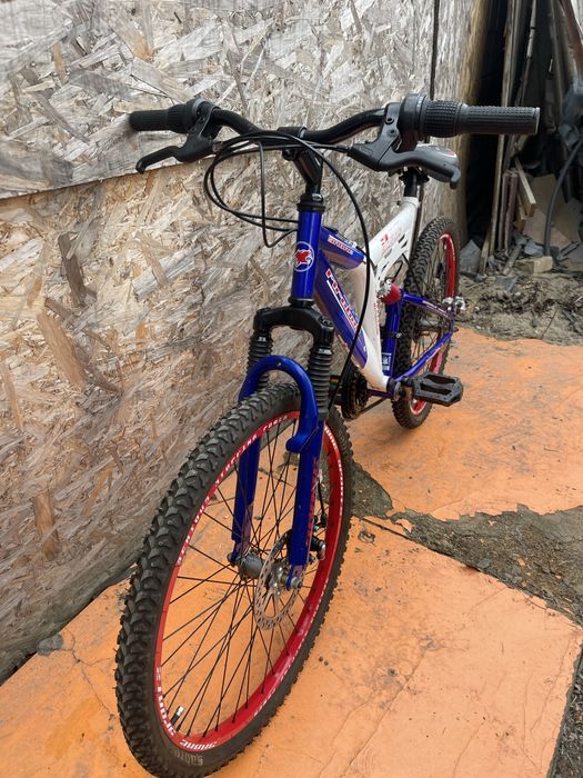 Bicicleta dunlop frane pe disc roti 24”