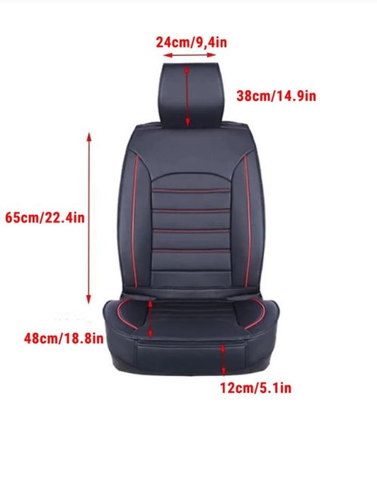 Set huse scaune auto fata-spate, piele ecologica