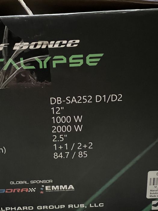 сабвуфер Deaf Bonce Apocalypse DB-SA252 D2