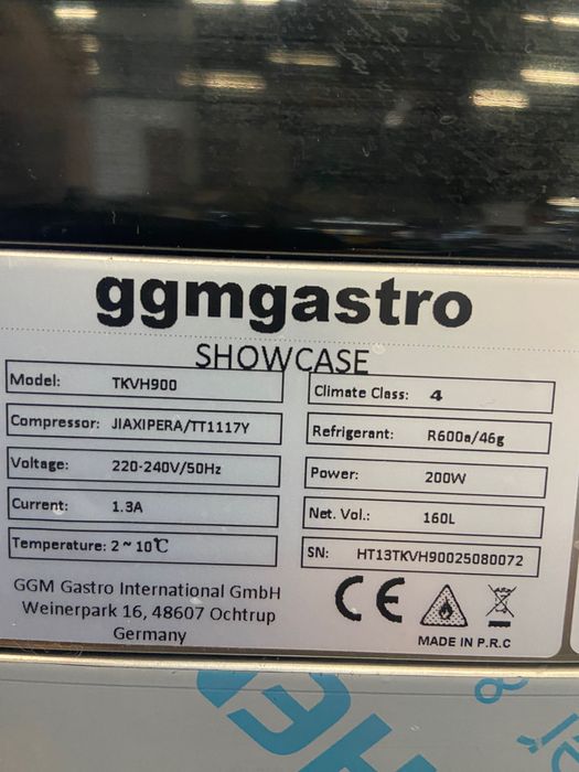 Vitrină frigorifică de masă