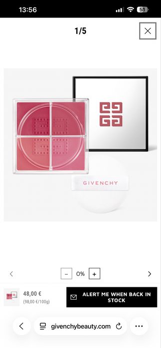 Givenchy Prisme Libre Blush 5 Popeline Violine