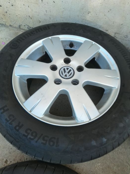 Оригинални алуминиеви джанти Vw 15 цола 5х112 Летни гуми