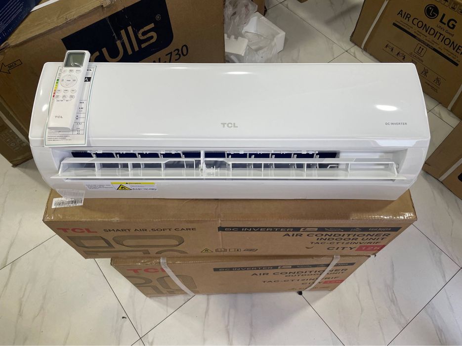 Кондиционер TCL 12” DC Inverter, R32 Freon, класс A++, гарантия 3